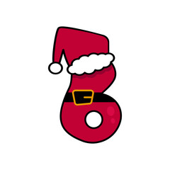 Alfabet letter merrychristmas  © andiirawanart