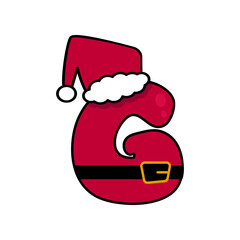 Alfabet letter merrychristmas  © andiirawanart