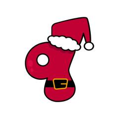 Alfabet letter merrychristmas  © andiirawanart