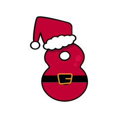 Alfabet letter merrychristmas  © andiirawanart