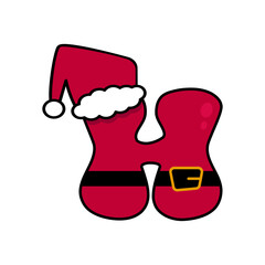 Alfabet letter merrychristmas  © andiirawanart