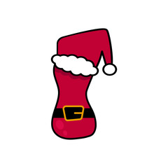 Alfabet letter merrychristmas 