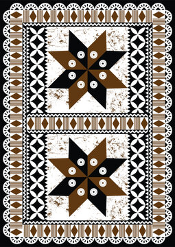 Fijian Masi Design 08