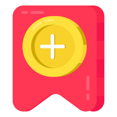 Perfect design icon of add bookmark 


