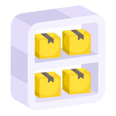 Premium download icon of parcel racks

