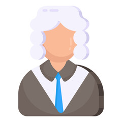 Unique design icon of judge 

