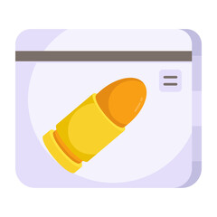 Trendy vector design of bullet evidence

