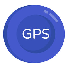 An icon design of gps

