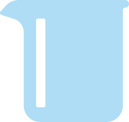 Chemical glassware for scientific research in medical laboratories, including beakers, flasks, and measuring glasses essential for biology and chemistry experiments