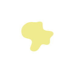 Yellow fluid shapes 
