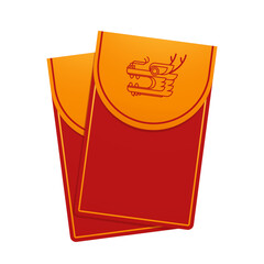 Happy Chinese new year pack 2024 the dragon zodiac sign. Lantern, Asian elements gold. Happy new year 2024 year of the dragon. Dragon head logo. 