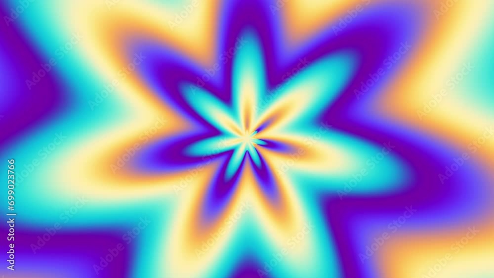 Aufkleber Endless abstract spiral. Seamless looping footage 4k. Abstract loop background