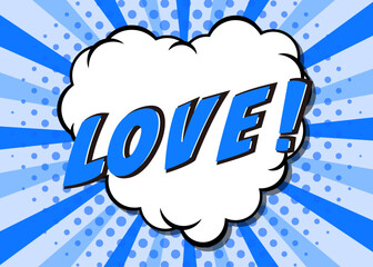 アメコミ風　ハート