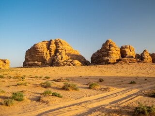 Wadi Rum desert, aka Valley of the Moon, Jordan, Middle East