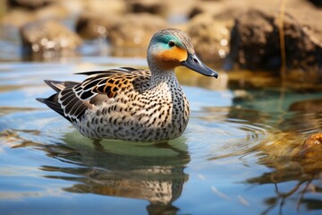 Obraz premium duck on the water