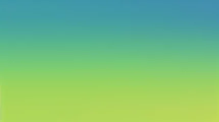 Poster Flat shapeless abstract lime green electric blue yellow background gradient wallpaper © BeautyStock
