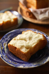 fresh bake breads whole wheat sliced close up.