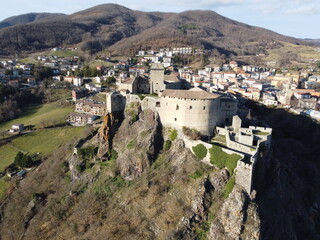 Il Castello di Bardi visto col Drone, Parma, Emilia Romagna