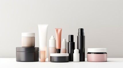 Elegant Collection of Modern Skincare Products