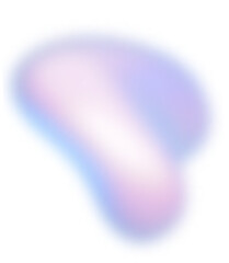 Iridescent Gradient Blurred Shape