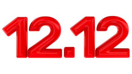 3d rendering of singles day 12.12 sales