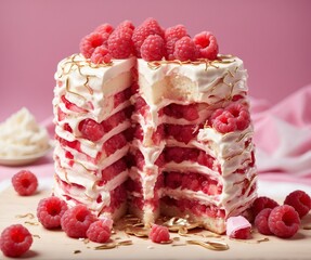 raspberry cheesecake with raspberries