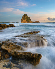 Obraz premium sunset over the sea