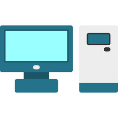 Desktop computer Icon