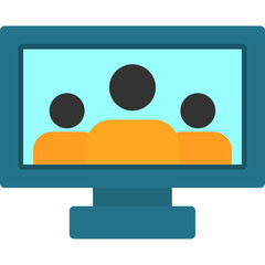 Virtual meeting Icon