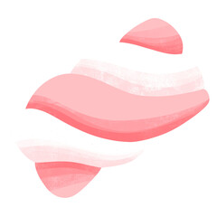 An exquisite moment of tenderness: pink and white marshmallows as a symbol of lightness and sweet pleasure. An excellent addition for projects where the emphasis on tenderness and taste is important.