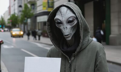 Urban Alien Desperation: Begging for Survival in the City