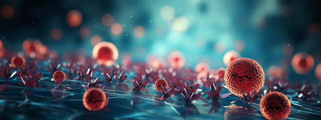 Explore the intricate beauty of red blood cells in stunning detail.