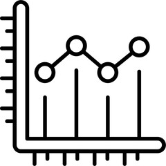 Line chart icon