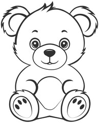 toy bear vector no background