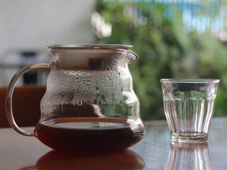 v60 robusta coffe, unique cup