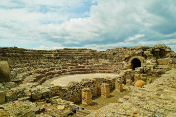 Area archeologica di Nora. Provincia di Cagliari,Sardegna, Italy