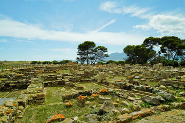 Area archeologica di Nora. Provincia di Cagliari,Sardegna, Italy