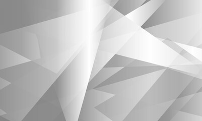 Fototapeta premium White and grey geometric minimal and square shape banner design. Abstract geometric minimal futuristic element concept. Design for brochure, banner, wallpaper, cover, flyer.