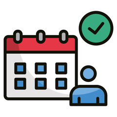 Project Management Icon Element For Design