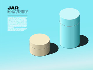 Boxes Mockup. Template Vector illustration.