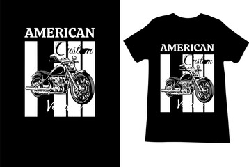 Vintage t shirt design,American custom vintage t shirt design. 