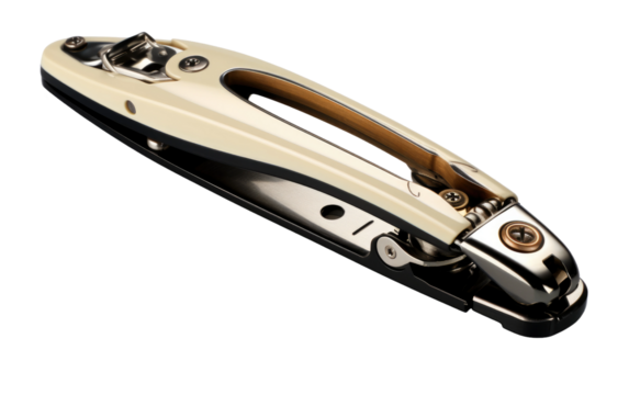 Pet Guillotine-Style Nail Clipper On a White or Clear Surface PNG Transparent Background.