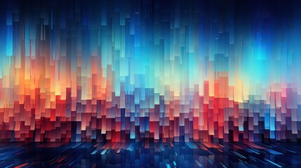 Naklejka premium background glitch pixel patterns