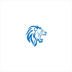 Lion shield logo design template ,Lion head logo ,Element for the brand identity ,Vector illustration