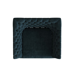 armchair isolate on a transparent background, interior furniture, 3D illustration, cg render