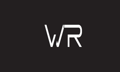 WR, RW, W, R Abstract Letters Logo Monogram	