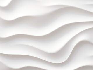 White wavy background with smooth lines. illustration. Eps 10 Generative AI