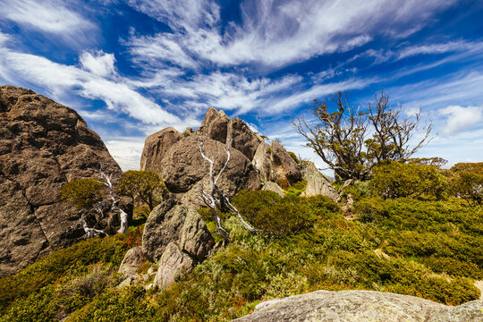 Porcupine Rocks in Kosciuszko National Park Australia
