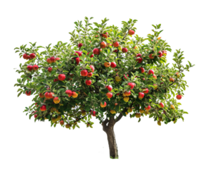 Apple Tree isolated on a white background