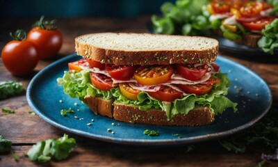 sandwich with vegetables